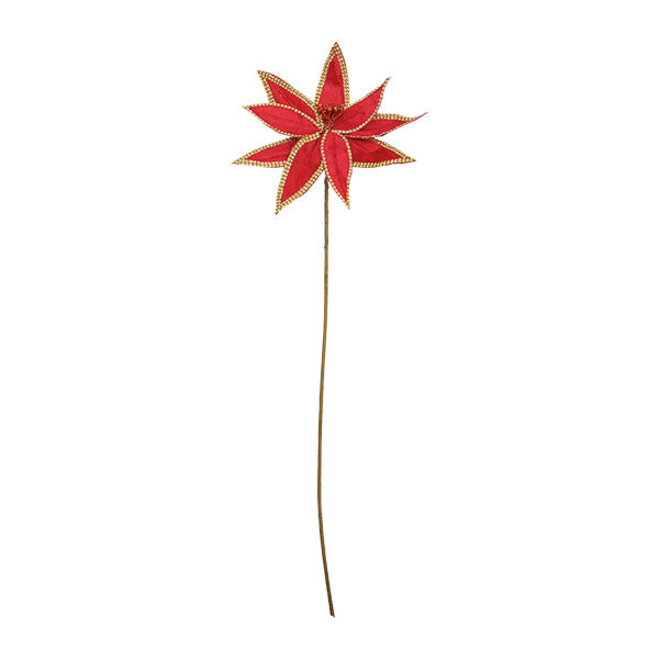Pastora poinsettia roja 70cm