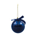 Esfera azul transparente 8cm