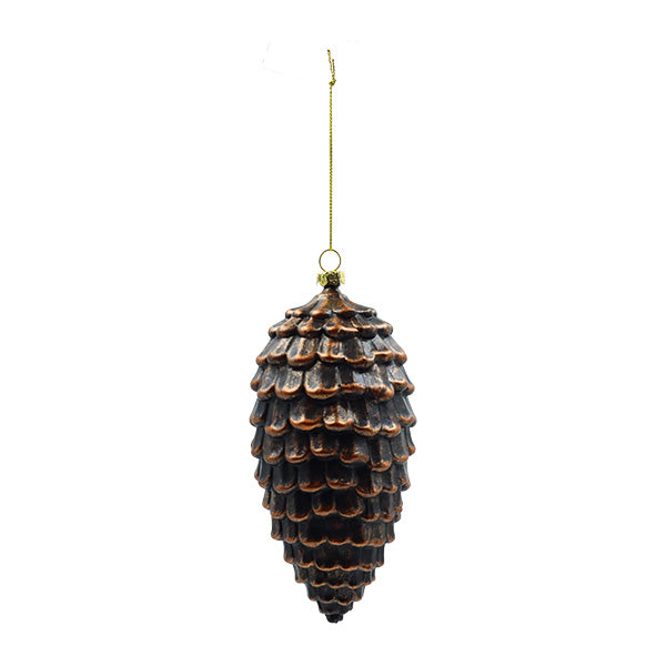 Ornamento bellota dorado 15cm