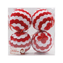 Caja de esferas 4 unidades rojas