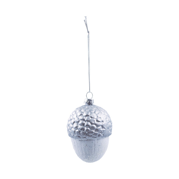 Ornamento bellota plata 7cm SC20009