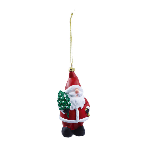 Ornamento figura santa 12cm rojo SC27050