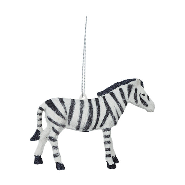 Ornamento navideño zebra 11cm