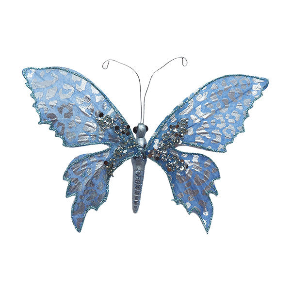 Ornamento navideño mariposa HY10002BL