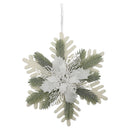 Ornamento navideño copo de nieve