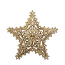 Estrella para árbol dorada 12cm