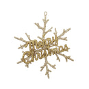 Ornamento navideño copo de nieve