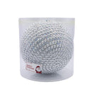 Esfera con puntos plateada 20cm