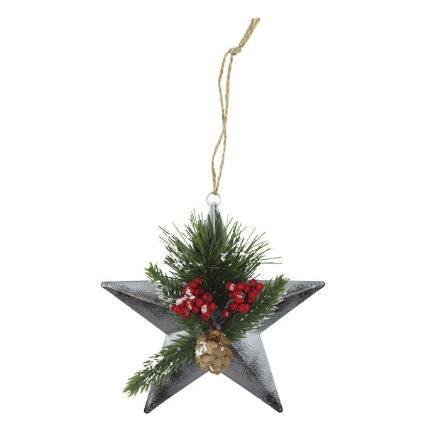 Estrella para árbol bayas 16cm