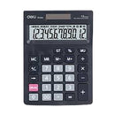 Calculadora 12 digitos negra.