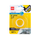 Cinta montaje doble adhesivo 24,5mmx1.5m Deli.