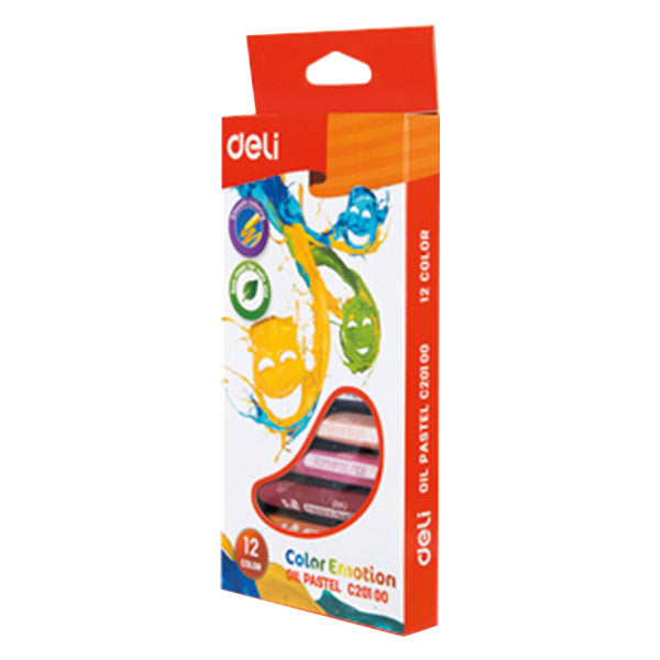 Tiza pastel óleo 12 unidades.
