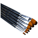 Pinceles 35 6 unidades mango gris.