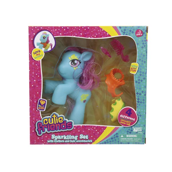 Figura pony 13cm con accesorios surt