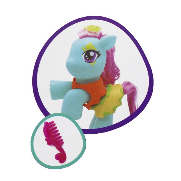 Figura pony 13cm con accesorios surt