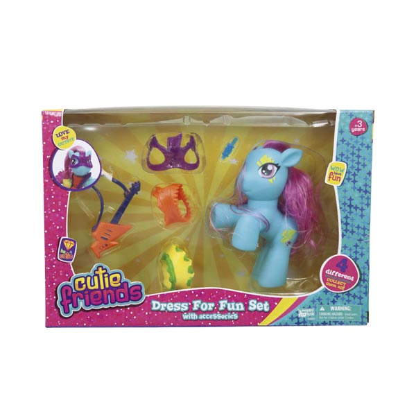 Figura pony 13cm con accesorios surt