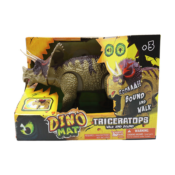 Figura triseraptor con luz y sonido