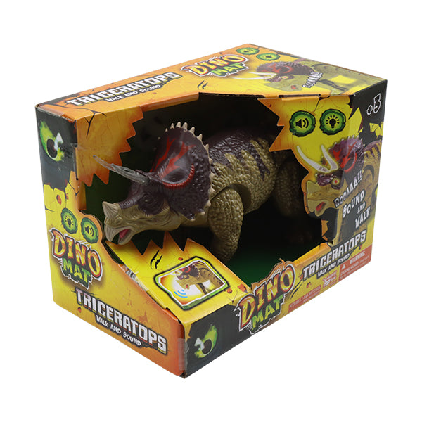 Figura triseraptor con luz y sonido