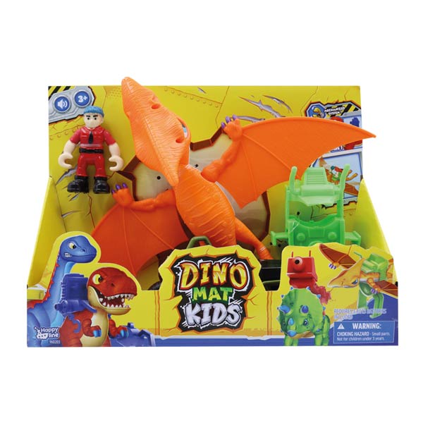 Figura dinosaurio pterodactyl con sonido y figura