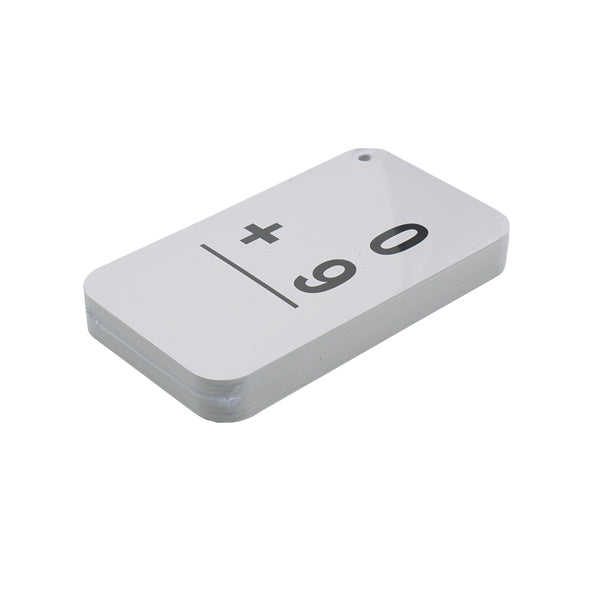 Flash cards 54 unidades 8.8x15 centímetros suma