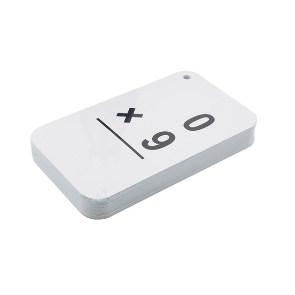 Flash cards 54 unidades 8.8x15 centímetros multiplicar