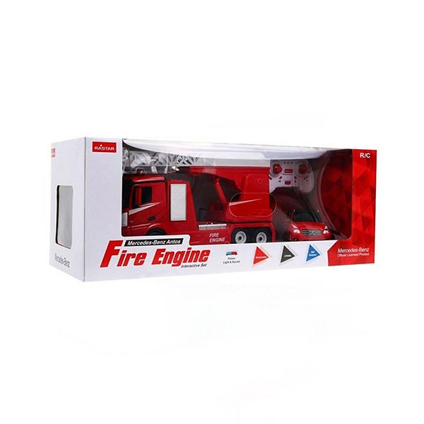 Camión r/c de bomberos 2en1 Mercedes Benz