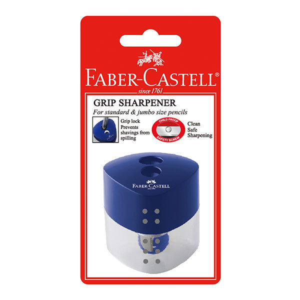 Sacapuntas 2 huecos grip clásico Faber Castell.