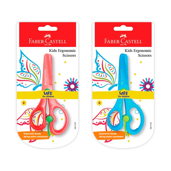 Tijera Kid security Faber Castell.