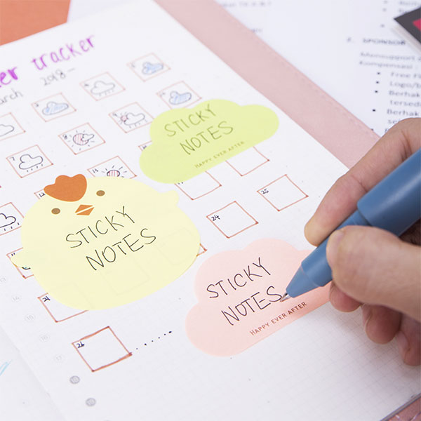 Notas adhesivas 7.6x7.6cm