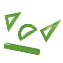 Juego de geometría 15 centímetros 4 piezas Deli