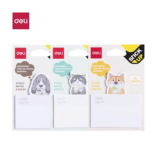 Notas adhesivas 7.5x8.4cm 25 hojas