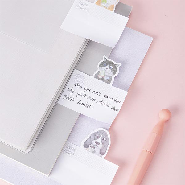 Notas adhesivas 7.5x8.4cm 25 hojas