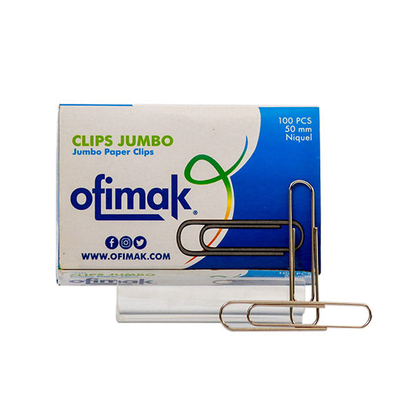 Clips jumbo 50mm 100u