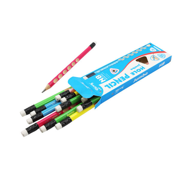 Lápices HB triangular jumbo 12 unidades