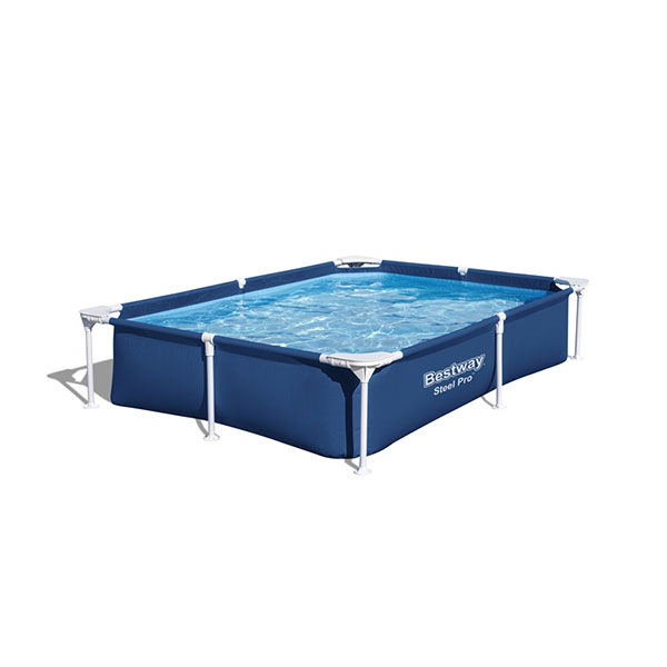 Piscina con marco