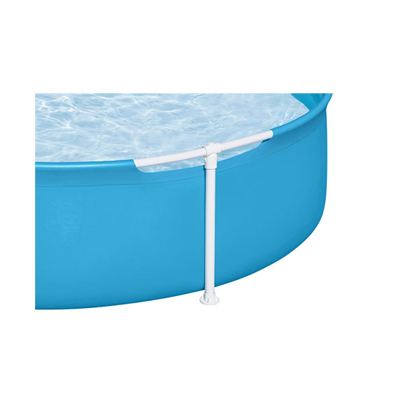 Piscina redonda con marco