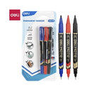 Marcador permanente doble punta