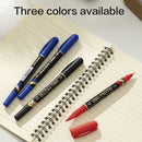 Marcador permanente doble punta