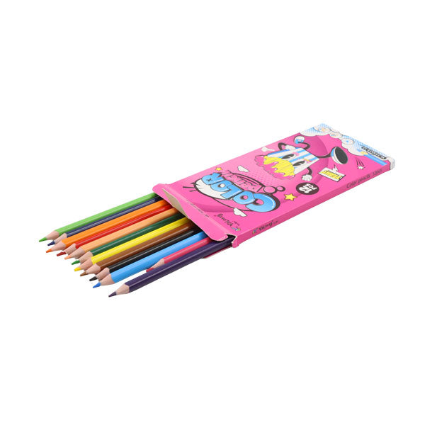 Lápices de color triangular 12 unidades