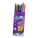 Lápices de color borrables 12  unidades