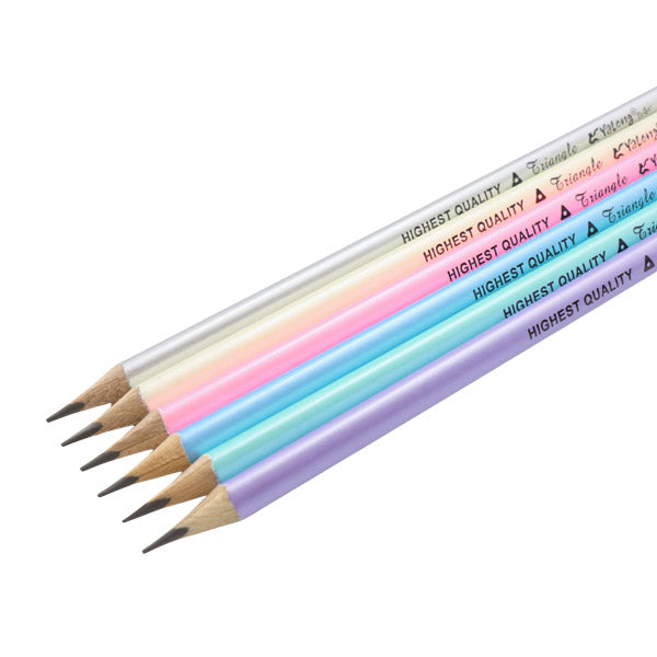 Lápices HB triangular pastel 12 unidades