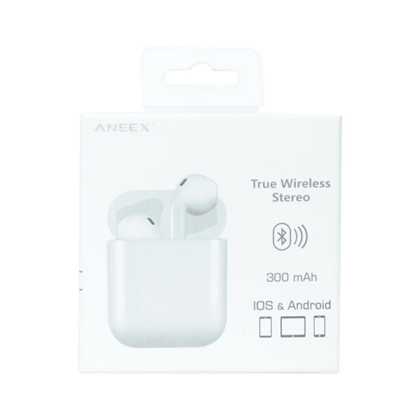 Earbuds bluetoth blancos C-TWS006 Aneex