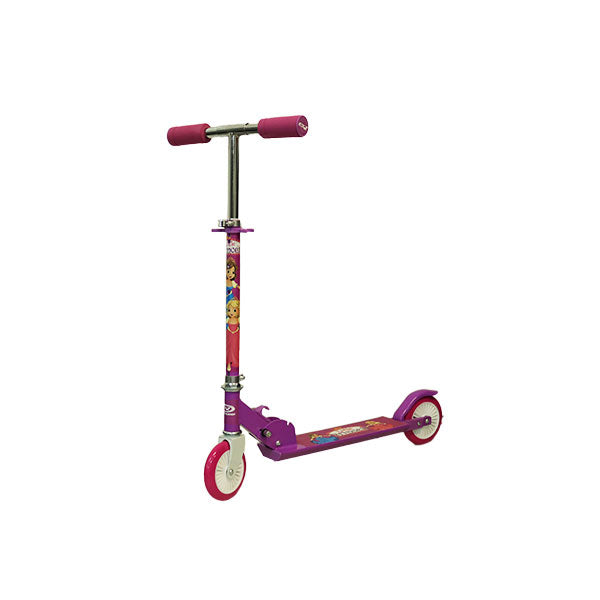 Scooter dos ruedas ajustable rosado