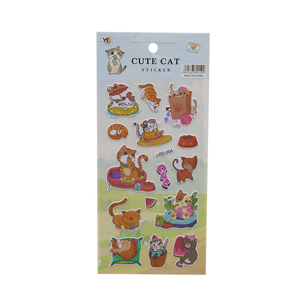 Sticker cute cat surtidos