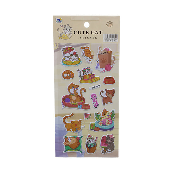 Sticker cute cat surtidos