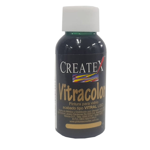 Pintura para vidrio Createx 40ml verde obscuro