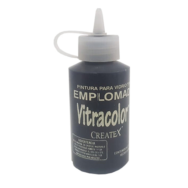 Emplomado para vitral Createx 60ml, gris.