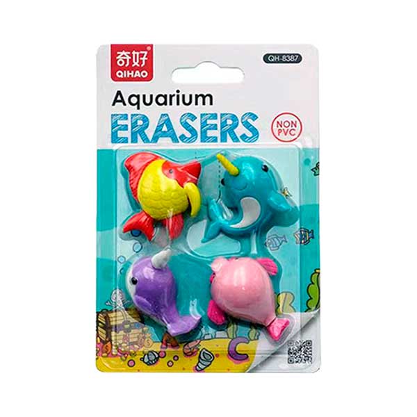 Borradores 4 unidades acuarium Qihao