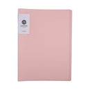 Folder con fundas 30 hojas colores pastel