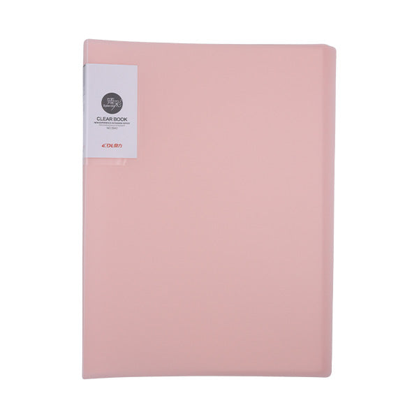 Folder con fundas 30 hojas colores pastel